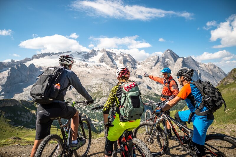 Crepe Rosse MTB Tour | © Andrea Costa - Arabba Fodom turismo