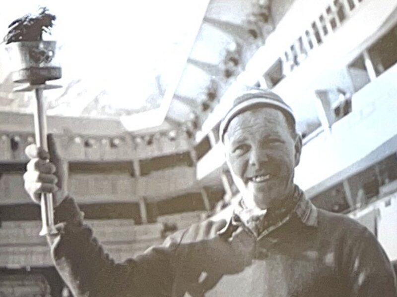 La Fiamma Olimpica | © Dal libro Cortina Olimpica di Massimo Spampani