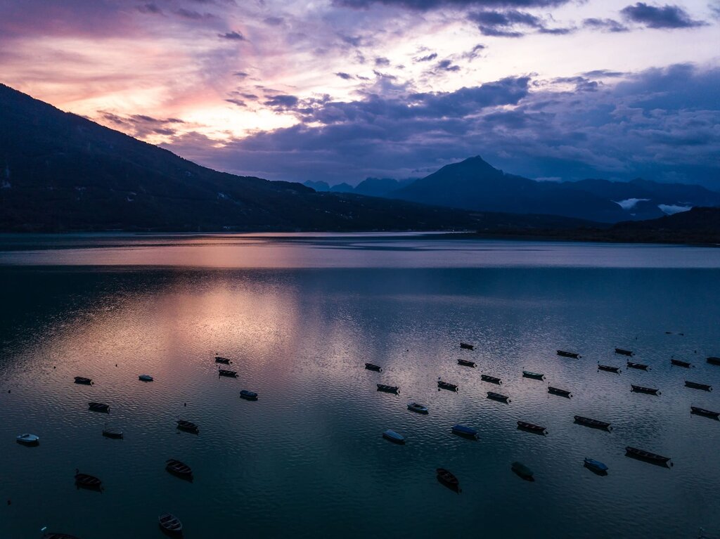 Veneto Lago Santa Croce Alpago DJI 0129