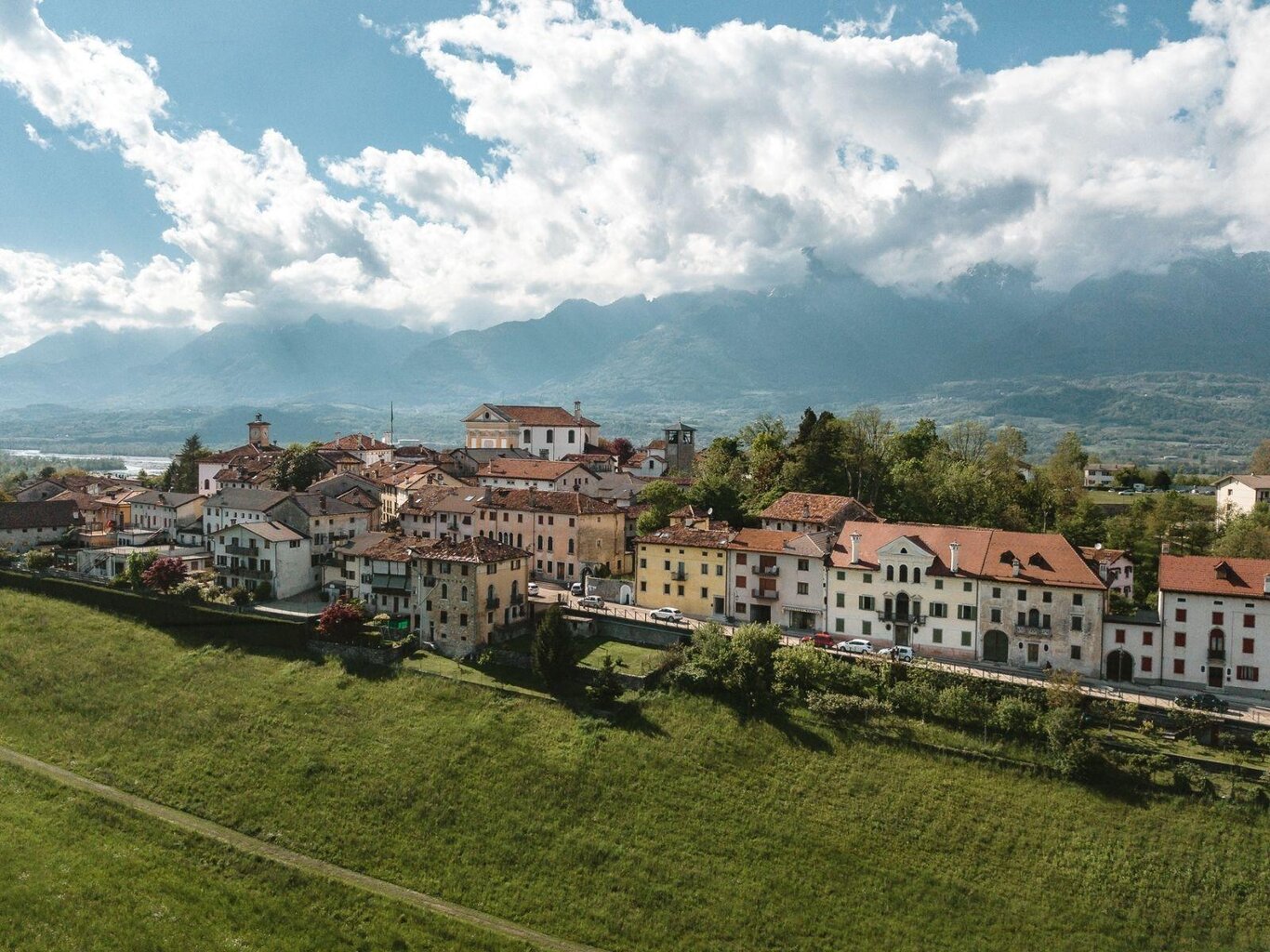 Vista di Mel di Borgo Valbelluna